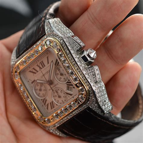 cartier santos 100 xl diamond uk|cartier santos 100 price uk.